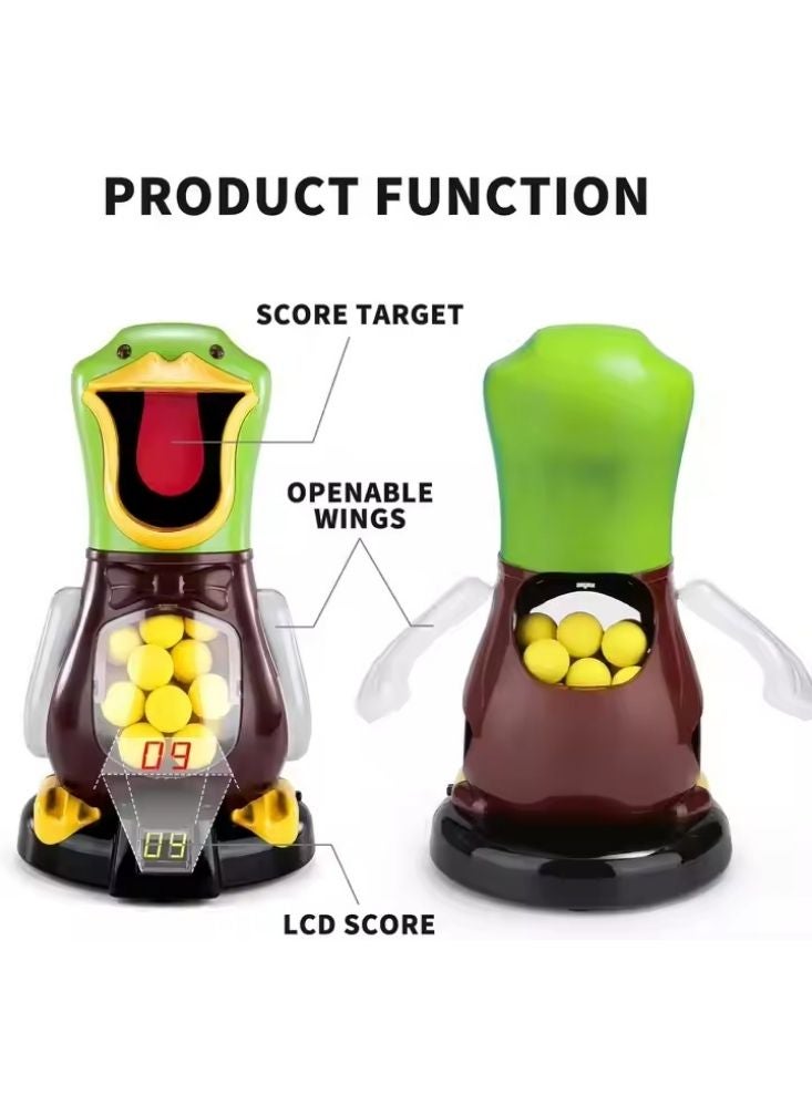 Premium Duck Shooting Target Toy with Foam Ball Gun – Interactive Kids Scoring Shooting Game - Image 3